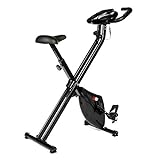 XS Sports B210 Folding Magnetic Exercise Bike - Indoor Fitness...