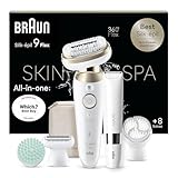 Braun Silk-épil 9 Flex SkinSpa, Epilator with 360° Flexible...
