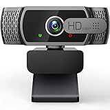 Webcam for PC with Microphone - 1080P FHD Webcam with Privacy...