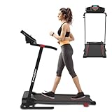 Electric Treadmill Folding Treadmill 12km/h 1-2.5PS 12 Preset...