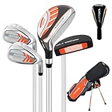 XDriveMax 5 Pieces Junior Golf clubs, Golf Set 5-8 Includes Stand...