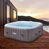 Arebos Whirlpool | Inflatable | Indoor & Outdoor | 185x185 cm | 6...