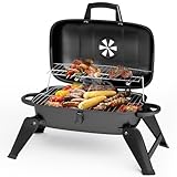 Warmiehomy Portable Smoker BBQ Charcoal Barbecue Grill Small BBQ...