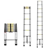 Multibao Telescopic Loft Ladder 3.2m/10.5ft Telescoping Ladder...