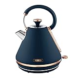 Tower T10044MNB Cavaletto Pyramid Kettle with Fast Boil,...
