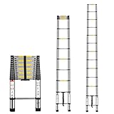 Multibao 3.8M / 12.5FT Telescopic Ladder Multi-Purpose Portable...
