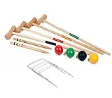 Parkland Children's Kids 4 Player Complete Wooden Croquet Set...