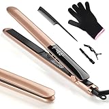 Hair Straightener Professional Ceramic Plates for Sleek, Smooth &...