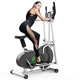 Elliptical Cross Trainer, Neezee 2 in 1 Cross Trainer Exercise...