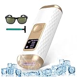 IPL Hair Removal Device with Ice Cooling Function, 999,900 Light...