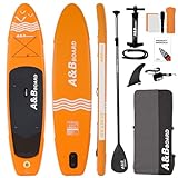 A&BBOARD Inflatable Stand Up Paddle Board 10'6''x32''x6'' SUP...