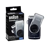 Braun MobileShave electric razor, men's razor for on the go,...