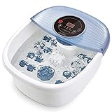 Foot Spa Bath Massager with Heat, Bubble and Vibration, Digital...