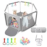 CHOLY Baby Playpen for Baby and Toddlers, Sturdy Six Sides Play...
