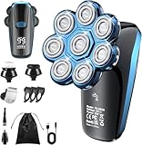 Head Shavers for Men, Upgrade 8D Rotating Electric Shavers for...