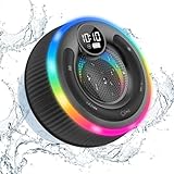 Bluetooth Shower Speaker, Portable Bluetooth Speaker 5.3 with...