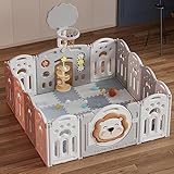Adventure Lion Baby Playpen for Baby and Toddlers Foldable - Kids...