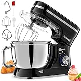 Vospeed Stand Mixer, 4.5L+5L Bowls 8-speed 1000W Tilt-Head Food...