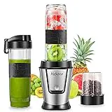Blender Smoothie Makers 500W, 2 in 1 Multifunctional Personal...