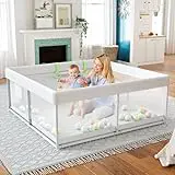 Fodoss Baby Playpen, Playpen for Babies and Toddlers, 47x47inch...