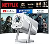 Projector【NetfIix Officially & DoIby Audio】Portable Smart...