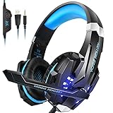 PS5 PS4 Headset, INSMART PC Gaming Headset Over-Ear Gaming...