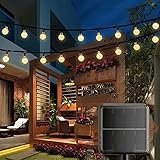 Usboo Solar String Lights Outdoor, 24FT 50LED Crystal Balls...