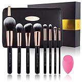 Oscar Charles 8-Piece Professional Makeup Brush Set with Beauty...