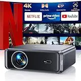 [Netflix-Licensed/DoIby Audio] Portable 4K Projector, 1000ANSI...
