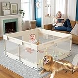 Ugozee Baby Playpen for Babies and Toddlers, 47x47inch Small Play...