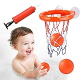 ENTHUR Bath Toy Fun Basketball Hoop & Balls Set for Boys and...