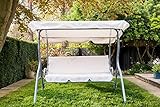 WestWood BIRCHTREE Garden Metal Swing Hammock 3 Seater Chair...