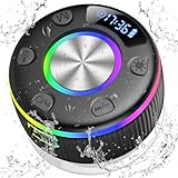 PRSCFUM Bluetooth Shower Speaker, Mini Bluetooth Speaker 360°...