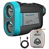 MiLESEEY Rechargeable Golf Range Finder with Slope On/Off Switch,...