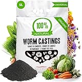 Baltic Worm Worm Castings 5 Liter - Pure Multipurpose Fertiliser...