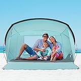 OutdoorMaster Beach Tent for 3-4 Person - Easy Setup and Portable...