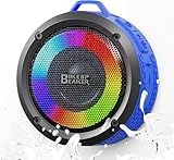 PRSCFUM Bluetooth Speaker with RGB Light, IPX7 Waterproof...