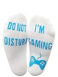 ''Do Not Disturb I'm Gaming' Funny Socks - Great Novelty Gift For...