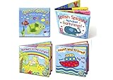 Set of 4 Baby Bath Books | First Words ABC Letters & Numbers |...