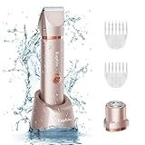 Bikini Trimmer for Women Pubic Hair: 2 in 1 Eletctric Razors for...