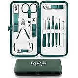 Nail Clippers Manicure Set DUAIU 12PCs Professional Nail Clipper...