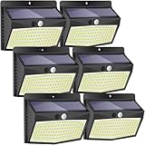 [6 Pack] 138 LED Security Lights Motion Sensor with 3 Lighting...