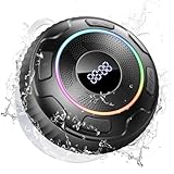 Hupoaf Shower Speaker Bluetooth,Waterproof Speaker IPX7,360...