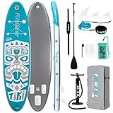 FunWater Inflatable Stand Up Paddle Board 320x83x15cm Ultra-Light...