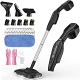 Fastest Heating Steam Mop with Handheld Steam Cleaner, 250ML...