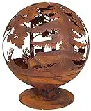 Esschert Design FF261 Fallen Fruits Oxidised Woodland Globe...