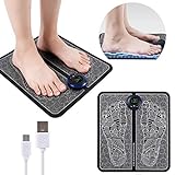 EMS Foot Massager, USB Rechargeable Folding Portable Electric...