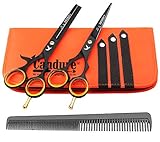 Candure Hairdressing Cutting Scissors Barber and Thinning Salon...