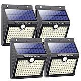 Pxwaxpy Solar Lights Outdoor, [97 LED-4 Pack] Super Bright Solar...