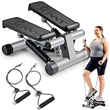 Sunny Health & Fitness Mini Stepper Machine, Stair Stepper...